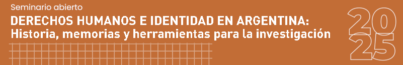 Banner Seminario Derechos Humanos e Identidad en Argentina
